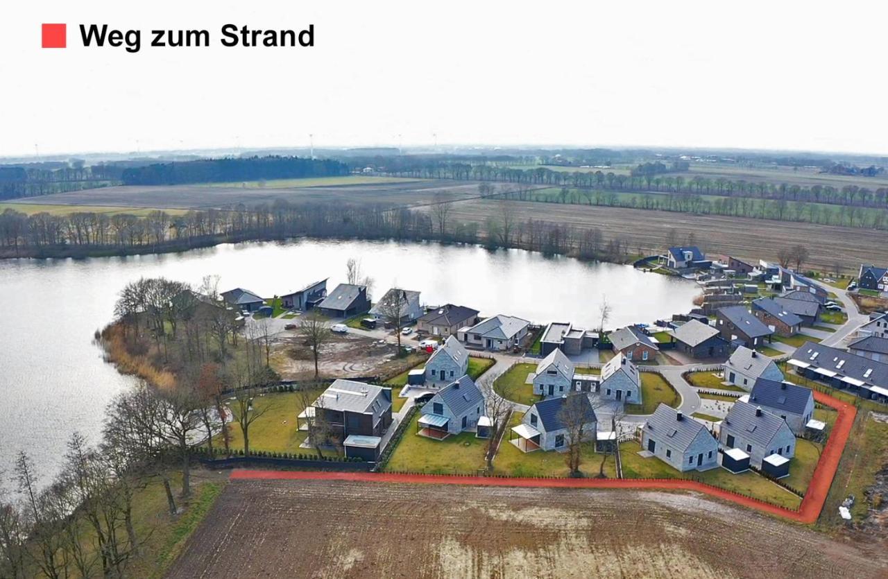 Barssel  Ferienhaus Seeblick Am Harkebruegger See Mit Sauna Und Kamin מראה חיצוני תמונה